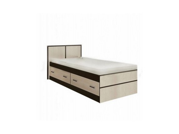 Кровать 1-спальная Сакура 900 с ящиками в Брянске - изображение