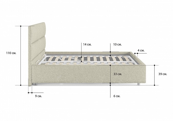Кровать с механизмом двуспальная Omega 160х190 в Брянске - изображение 2