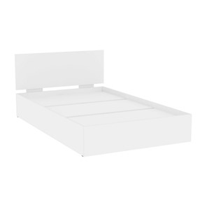 Кровать полутороспальная Алиса (L10) Белый, с основанием в Брянске