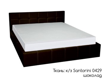 Спальная кровать Грета 140х200 (шоколад) без основания в Брянске