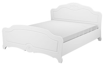 Спальная кровать Лотос (Белый) 160х200 в Брянске