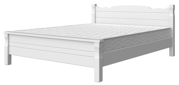 Кровать в спальню Мюнхен-4 (Белый античный) 160х200 в Брянске - изображение