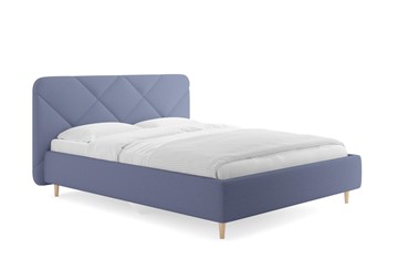 Спальная кровать Taylor, Тедди синий 140х200 с основанием в Брянске
