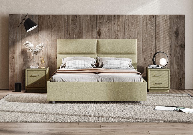 Спальная кровать Omega 180х190 с основанием в Брянске - изображение 1