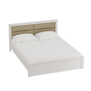 Двуспальная кровать с механизмом Элана 1800, Бодега белая в Брянске