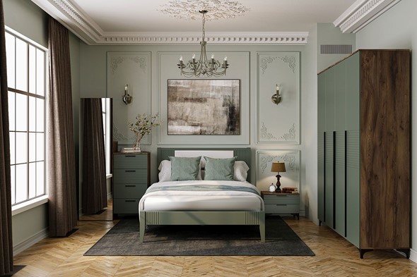 Модульная спальня Брента (Оливковый) в Брянске - изображение