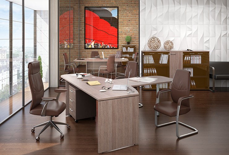 Офисный комплект мебели Xten для начальника отдела в Брянске - изображение 2