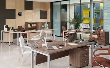 Офисный набор мебели Xten S 1 - один стол с приставным брифингом в Брянске - предосмотр