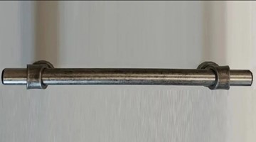 Ручка-скоба (128 мм), античное серебро Прованс в Брянске