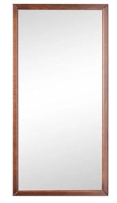 Зеркало навесное в спальню Ника (Средне-коричневый) 119,5 см x 60 см в Брянске