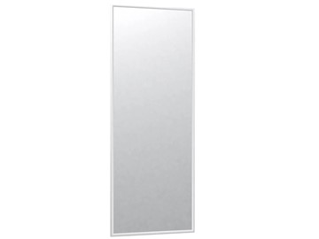 Зеркало навесное в спальню Сельетта-6 белый (1100х400х9) в Брянске