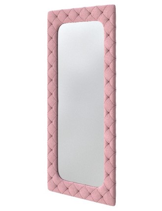 Зеркало прямоугольное Flavio Big, Велюр (Casa Жемчужно-розовый) в Брянске - изображение