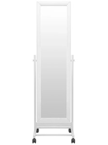 Зеркало напольное в спальню BeautyStyle 27 (135х42,5см) Белое в Брянске - предосмотр 1
