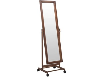 Зеркало напольное в гардероб В 27Н (средне-коричневый) в Брянске