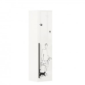 1-створчатый шкаф Джоли Тип 1 ЛД 535.010, Серый шелк в Брянске