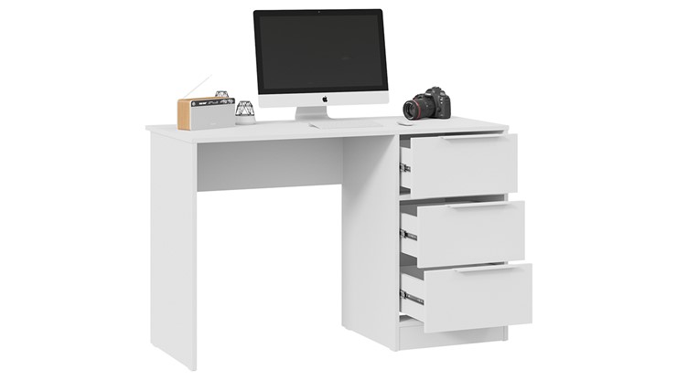 Письменный стол Марли Тип 1 (Белый) в Брянске - изображение 1