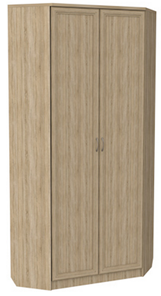 Распашной шкаф 401 угловой со штангой, цвет Дуб Сонома в Брянске