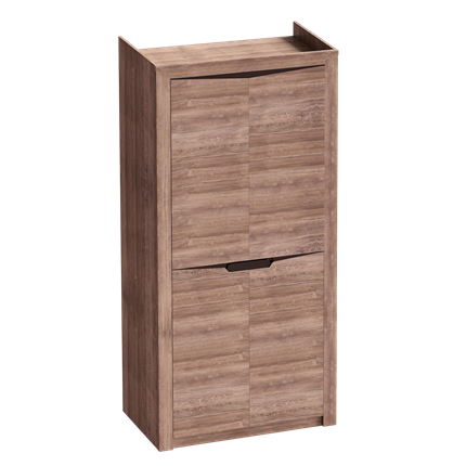Шкаф двухдверный Соренто 2 дв, Дуб стирлинг в Брянске - изображение