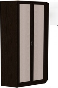 Распашной шкаф 403 несимметричный, цвет Венге в Брянске - предосмотр