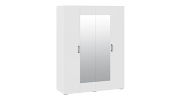 Шкаф для одежды 4-х дверный с зеркалом Нео (Белый) в Брянске
