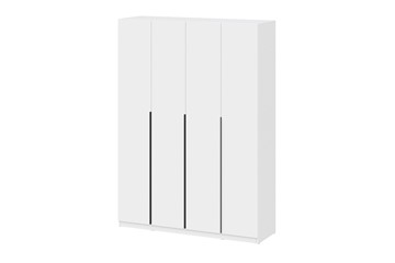Четырехстворчатый шкаф ШК 5 (1600) Белый текстурный в Брянске