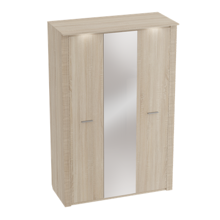 Шкаф трехдверный Элана, Дуб сонома в Брянске - изображение