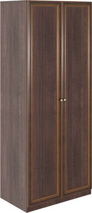 Шкаф 2-х створчатый Беатрис М02 (Орех Гепланкт) в Брянске - изображение