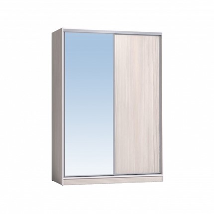 Шкаф 1600 Домашний Зеркало/ЛДСП, Бодега светлый в Брянске - изображение