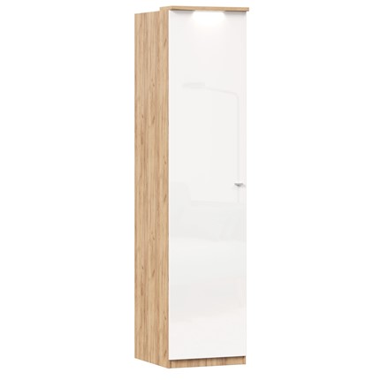 Шкаф одностворчатый Фиджи ЛД 659.224, белый в Брянске - изображение