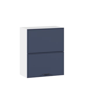 Кухонный горизонтальный шкаф 600 комбинированный Индиго ЛД 298.970.000.125, Белый/Тёмно-синий в Брянске
