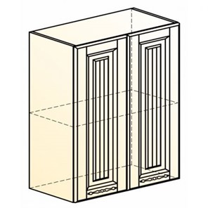 Кухонный шкаф Бавария L600 H720 (2 дв. гл.) в Брянске