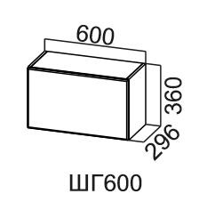 Шкаф настенный Модус, ШГ600/360, галифакс в Брянске