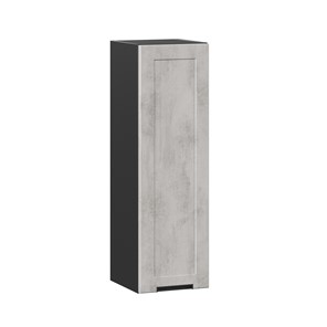 Кухонный навесной шкаф 300 высокий Джамис ЛД 296.410.000.066, Чёрный/Белый камень в Брянске