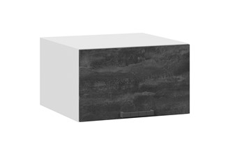 Навесной шкаф Детройт 1В6ГП (Белый/Угольный Камень) в Брянске