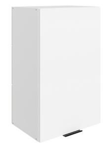 Навесной шкаф Стоун L450 Н720 (1 дв. гл.) (белый/джелато софттач) в Брянске