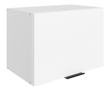 Настенный шкаф Стоун L500 Н360 (1 дв. гл.) (белый/джелато софттач) в Брянске