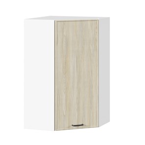 Шкаф кухонный угловой высокий Индиго ЛД 298.620.000.033, Белый/Дуб Мадейра топаз в Брянске