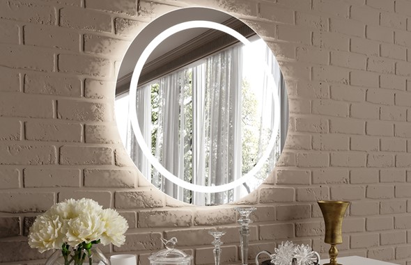 Настенное зеркало С подсветкой D80 см в Брянске - изображение
