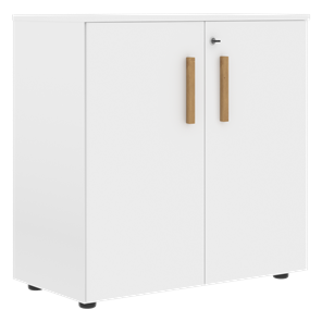 Низкий шкаф с малыми дверцами широкий FORTA Белый FLC 80.1(Z) (798х404х801) в Брянске