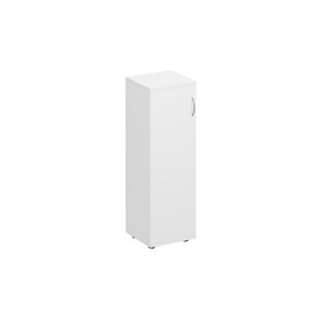 Шкаф для документов средний узкий закрытый Комфорт КФ, белый премиум (40x38x123) К.359 БП в Брянске