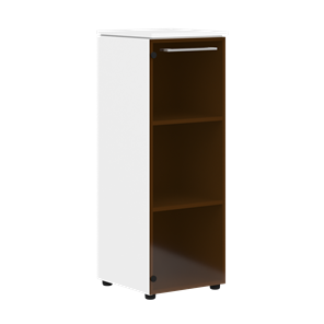 Шкаф колонна MORRIS Дуб Базель/Белый MMC 42 (429х423х1188) в Брянске