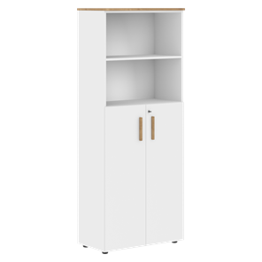 Шкаф с глухими средними дверьми FORTA Белый-Дуб Гамильтон FHC 80.6(Z) (798х404х1965) в Брянске