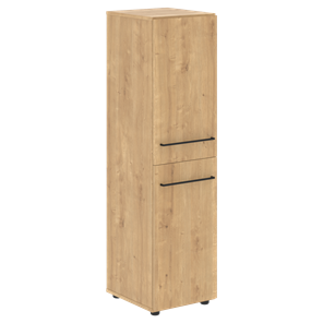 Шкаф узкий средний с глухими дверьми LOFTIS Дуб Бофорд LMC LMC 40.4 (400х430х1517) в Брянске
