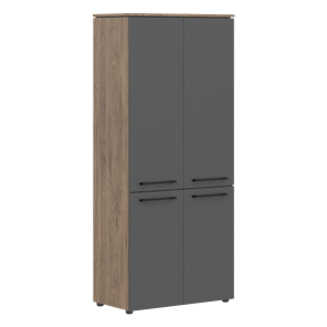 Шкаф с глухими дверьми MORRIS TREND Антрацит/Кария Пальмира MHC 85.3 (854х423х1956) в Брянске