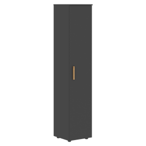 Высокий шкаф колонна с глухой дверью FORTA Черный Графит  FHC 40.1 (L/R) (399х404х1965) в Брянске