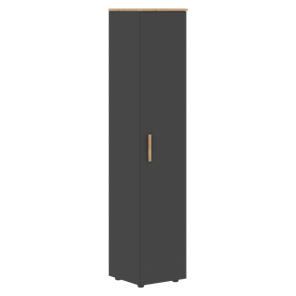 Высокий шкаф с глухой дверью колонна FORTA Графит-Дуб Гамильтон   FHC 40.1 (L/R) (399х404х1965) в Брянске