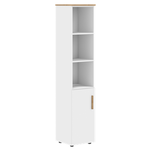 Высокий шкаф колонна с глухой средней дверью правой FORTA Белый FHC 40.6 (R) (399х404х1965) в Брянске