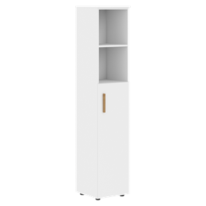 Шкаф колонна высокий с глухой средней дверью правой FORTA Белый FHC 40.5 (R) (399х404х1965) в Брянске