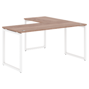 Письменный стол угловой левый XTEN-Q Дуб-сонома- белый XQCT 1615 (L) (1600х1500х750) в Брянске