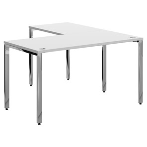 Письменный угловой  стол для персонала левый XTEN GLOSS  Белый  XGCT 1415.1 (L) (1400х1500х750) в Брянске